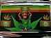 RASTA  LEAF TOBACCO TIN WITH PAPER HOLDER ,FAST SHIPPING.