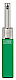 Clipper mini tube refillable electronic utility lighter Clipper quality Green