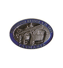 Historic Richmond Bridge Tasmania  Brooch 3D Pewter