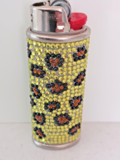 Bic Diamond  case  yellow to suit your Bic large lighter enhance your lighter
