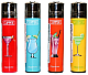 Clipper super lighter gas refillable collectable,set of 4  most reliable lighter