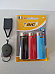 Bic lighters  pk 3 with large hd lighter leash  fast shipping