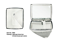 Regal Ladies high quality cigarette case with compact mirror t882 x 2