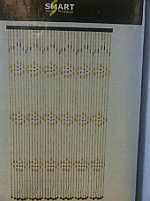 Bamboo Beaded Door Curtain 90 CM WIDE 205 CM DROP Bamboo with timber beads