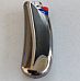 silver grey  Curved Lighter Case  for Large bic lighter complete with lighter