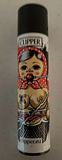 Clipper super gas refillable limited edition rare collectable Russian dollboobs