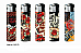 LIGHTER ELECTRONIC GAS REFILLABLE retro lady   x2 fast free postage limited edit