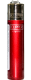 Clipper super lighter gas refillable collectable, crystal Micro red