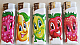 MRK/Zico LIGHTER GAS REFILLABLE  FRUIT pattern x 5 set New release collectable