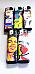 new large gas refillable electronic  lighters large  x 5  FACES