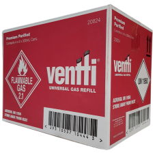 VENTTI GAS REFILL wholesale  Butane lighter refills  24 cans X 300ml Each