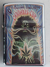 CRI/Zico OIL lighter  Cannabis Cup windproof comes with spare zippo wick