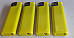 4xlarge  Electronic Lighters gas refillable adjustable flame solid colour Yellow