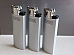 Clipper super lighter  BRIO micro  3 solid metallic Silver hi tech great quality