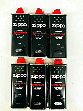 6 x ZIPPO Genuine Premium Cigarette Lighter Fluid Fuel Refill 125ml -MADE IN USA