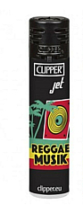 clipper lighter New Jet flame Reggae Music  genuine product Rare Collectable