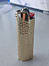Bic Lighter case LIGHT GOLD daple case with  bic lighter turn your lighter into
