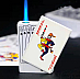 Playing Card Lighter Butane Wind proof Jet Lighter Joker & led torch