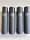 Genuine Clipper Lighter  SOLID  Black soft touch  normal flame   - 4 Pack refill