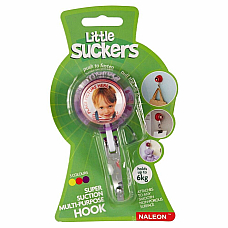 NEW Naleon Little Suckers Super Suction MultiPurpose Hook yellow