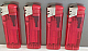 4 X large  Electronic Lighters gas refillable lighters comes with 18ml gas refil