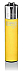 Clipper super lighter gas refillable collectable,soft touch yellow large clipper