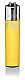 Clipper super lighter gas refillable collectable,soft touch yellow large clipper