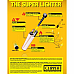 Clipper super lighter gas refillable collectable,soft touch yellow large clipper