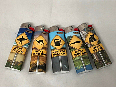 bic collectable set of five lighters free post comes with a free led torch light