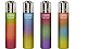 Clipper  4 xTriple gradiant Refillable Lighters  collectable set of 4+ bonus