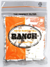 Ranch Filter, Micro Slim 5pks of 130 =650 filters  free postage