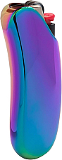 2XCurved Lighter Case Cover Holder  for Large bic lighter comes with lighter
