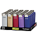 CLIPPER BRIO wholesale LIGHTER Deal 100 lighters micro Solid metallic colours