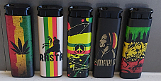 Rasta 5large JET lighter set collectable electronic gas refillable  high quality