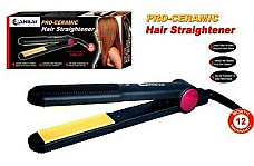 Ceramic pro quality hair staightner, 12 month warranty
