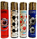 Clipper super lighter gas refillable collectable,set of 4  and a purse or wallet