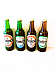 lighters set of 4 collectable Normal flame gas refillable mini beer bottles