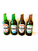 lighters set of 4 collectable Normal flame gas refillable mini beer bottles