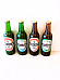 lighters set of 4 collectable Normal flame gas refillable mini beer bottles