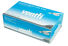 500 x Ventti Premium Filter Empty Tubes Blue Charcoal  Regular Size