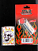 Angry skull Oil Lighter  collectable with kit of 7 flints and wick  value