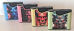 electronic blowtorch large  refillable lighters 4 pattern set metal collectabl