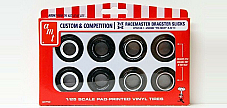 AMT  RACE MASTER DRAGSTER SLICKS  STYLE NO.1 vintage  pie crust 8.20-15