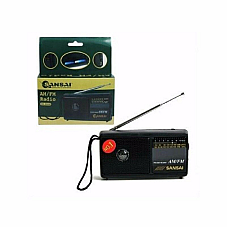 Sansai POCKET SIZED AM/FM RADIO WITH BUILT IN SPEAKER&TELESCOPIC ANTENNA RD8068