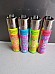 Clipper  4 Love Peace Vibes Flo Refillable Lighters  collectable set of 4+ bonus