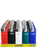 CLIPPER BRIO  LIGHTERS SOLID COLORS wholesale  50 lighters   quality REFILLABLE