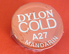 COLD WATER DYE DYLON, EASY TO USE IDEAL FOR CRAFTWORK  A27 Mandarin