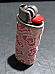 Bic pink embroided hearts case complete with lighter unique rare great gift/coll