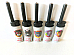utility lighters set of five jet flame wind proof refillable Animal patterns
