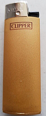 Clipper super lighter gas , Micro  metallic Gold